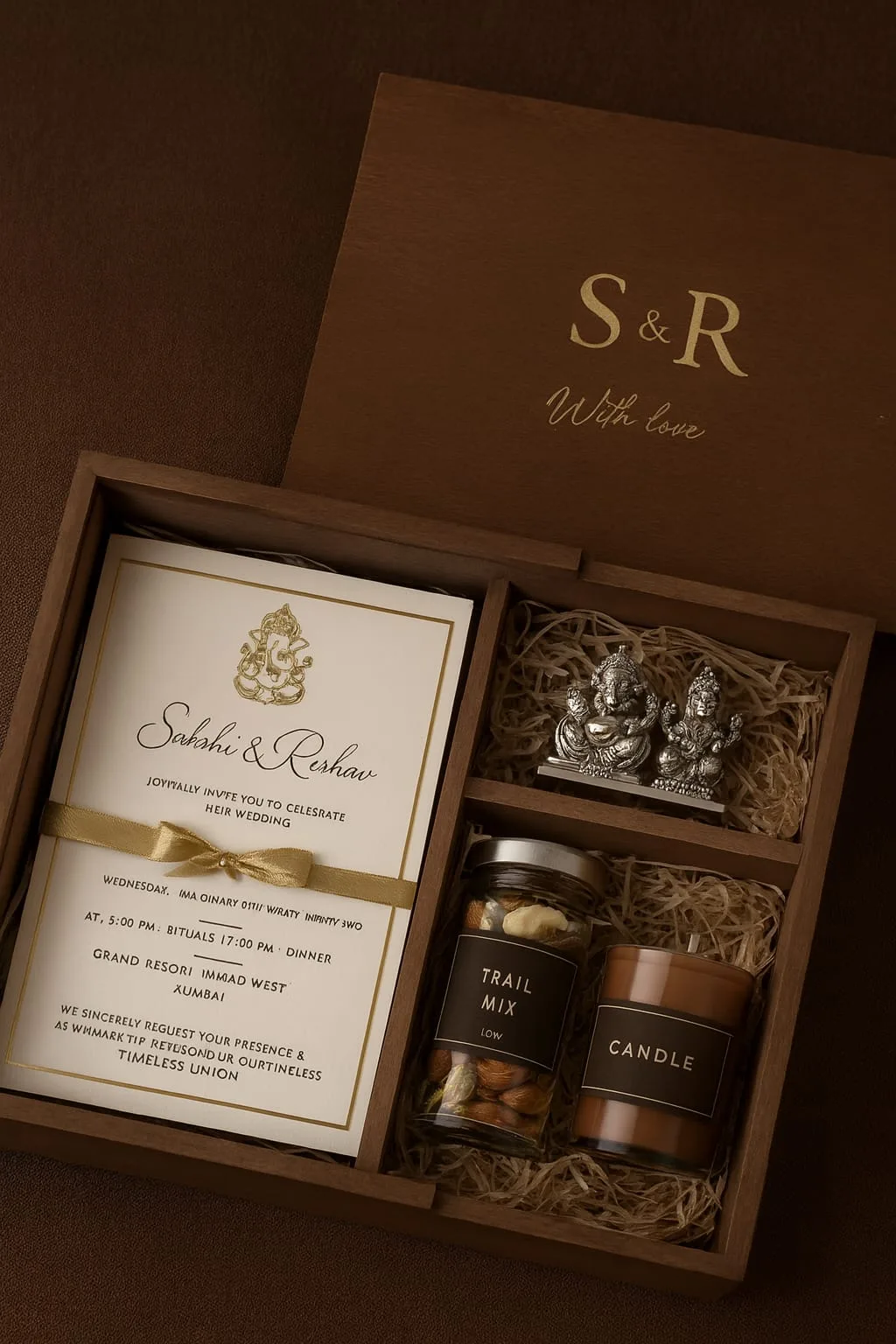 Festive gift boxes